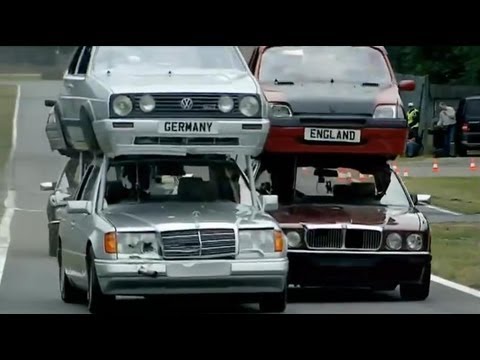 Top Gear vs The Germans Part 1 - Double Decker Racing - Series 11 - BBC