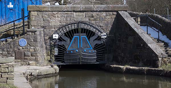 image of the mouth of ... tunnel.