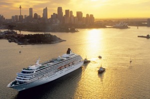 The Crystal Symphony in Sydney.