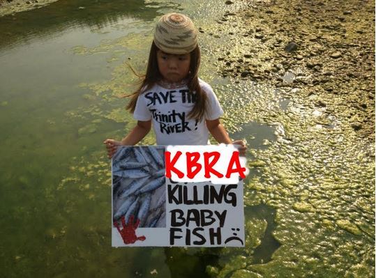 Klamath River protester 1