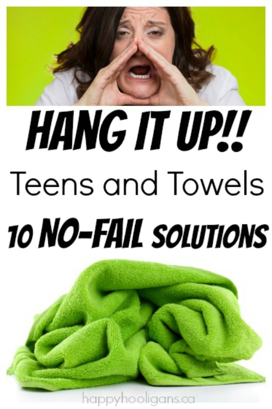 10 No-Fail Ways to Get a Teen to Hang Up a Wet Towel