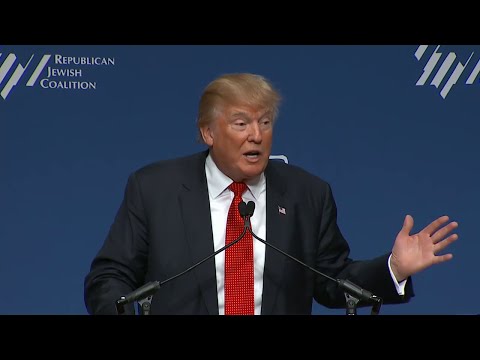 FULL SPEECH: Donald Trump Addresses Republican Jewish Coalition RJC Forum 12/3/2015