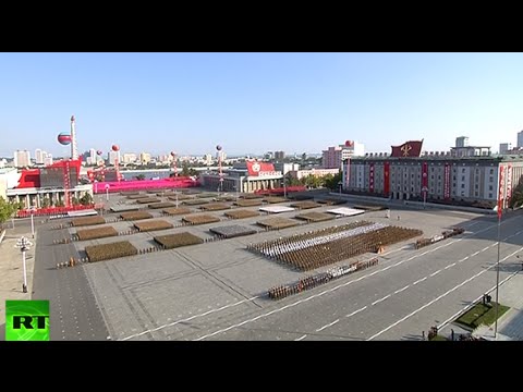 North Korea marks anniversary of ruling party with military parade