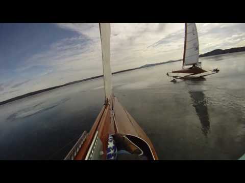 Iceboating Lake Winnipesaukee Take 2.mpg