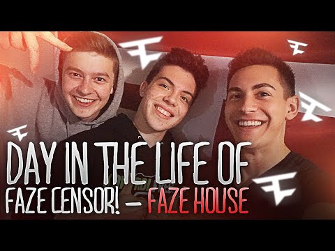 Day in the Life of FaZe Censor - FaZe House!