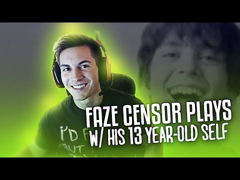 FaZe Censor Plays w/ His 13 Year-Old Self!