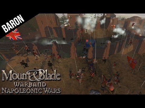 Mount & Blade WarBand Napoleonic Wars Seige!  The Coolest Fort Ever!