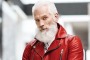 Merry Christmas to you! Fashion Santa played by model Paul Mason at Yorkdale Mall, Toronto, Canada.