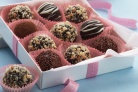 Chocolate rum and raisin truffles