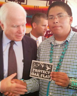 John McCain: In his face, Dine' support for Apaches Oak Flat!