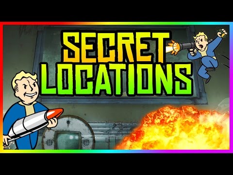 Fallout 4 Secret Locations - Nuclear War Bunker & More! (Fallout 4 Hidden Places)