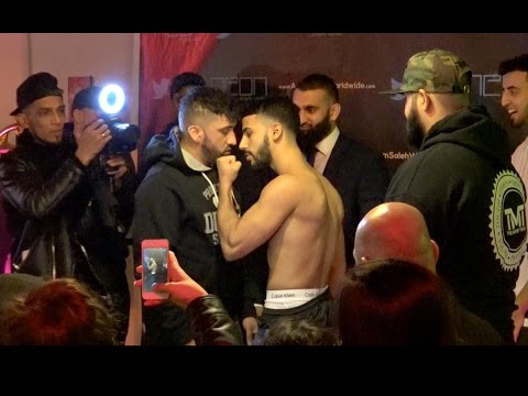 CRAZY BOXING FIGHT WEIGH IN!!!