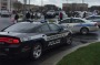 Authorities respond to the scene of a shooting at the Northlake Mall in Charlotte, North Carolina.