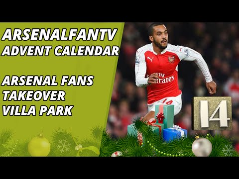 Arsenal Fans Takeover Villa Park | Advent Calendar 14