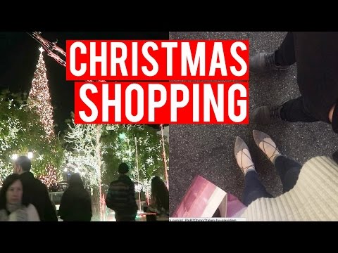 CHRISTMAS SHOPPING AT THE GROVE | Vlogmas Day 15