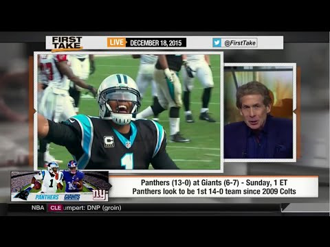 ESPN First Take - Can the Giants Ruin the Panthers' Perfect Season ?