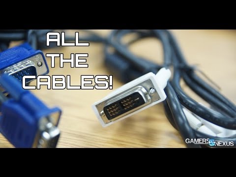 CABLES! DVI Differences vs. HDMI vs. DisplayPort; SATA II vs III cable speed, & More!