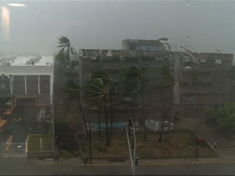 Raw: Hurricane Patricia Makes Landfall in Mexico