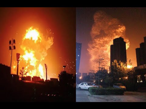 RAW: Massive Explosion in China's Tianjin Region! BREAKING FOOTAGE! Casualties & Cause TBD!