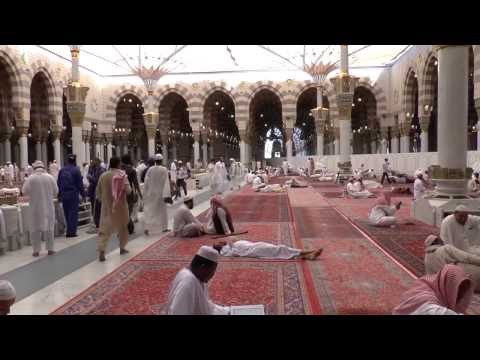 La Mosquée du Prophète | Al-Masjid Al-Nabawi | Vue de l'intérieur