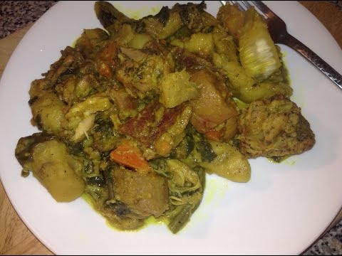 Oil Down recipe -Grenada's national dish