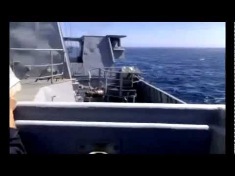 FAR-MAROC.ON.MA : Royal Saudi Navy - Firing an Exocet MM40 Block II