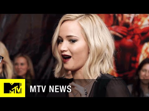 Jennifer Lawrence Guesses 'Hunger Games' Baby Face Mash Ups | MTV News