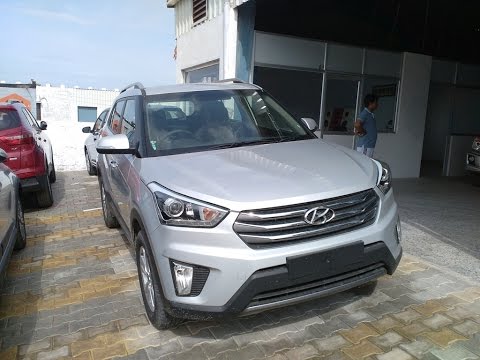 Hyundai Creta 2015 Silver Color First Look Arrived At Showroom | india | More On Description