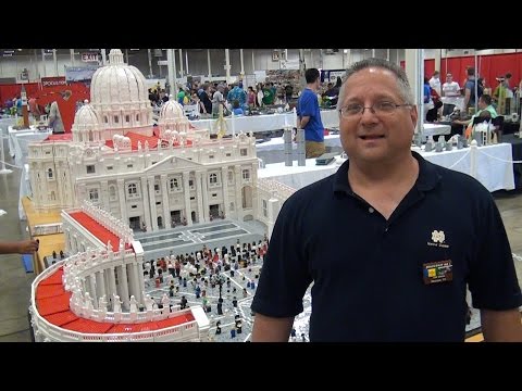 14-foot-long LEGO Vatican – BrickFair Virginia 2015