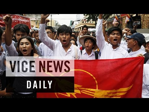 VICE News Daily: Students Stage Anti-Military Protest in Myanmar