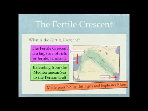 The History of the Fertile Crescent and the Rise of Civilization