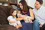 Vanessa Urango with her husband and two daughters. 