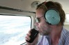 Richard Kingsford flies over the Macquarie Marshes in NSW in 2008.