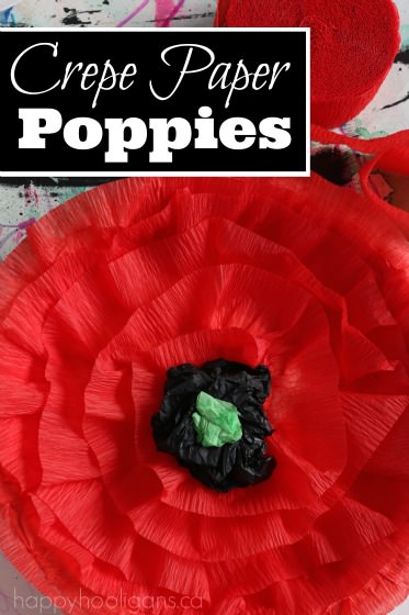 Crepe Paper Poppies