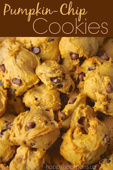 Pumpkin Chocolate Chip Cookie Recipe - Happy Hooligans