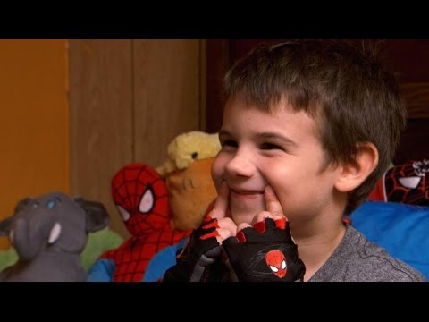 After losing parents, 6-year-old boy seeks smiles