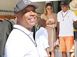 Sunday, December 27, 2015 - Hip-Hop Mogul Russell Simmons disembarked from his yacht and took his young girlfriend shopping in Gustavia, St. Barth.  The couple checked out Vilebrequin and Hermes in the shopping district of the Caribbean holiday hot spot.  X17online.com