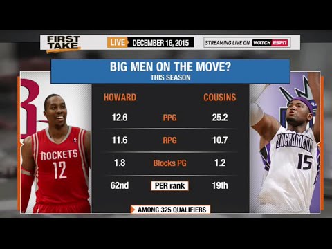 ESPN First Take - Dwight Howard vs. DeMarcus Cousins : Better Man ?