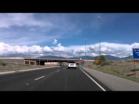 Driving into Santa Fe: NM 4, 502, US 84 and 285 Dashcam Drivelapse