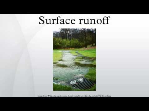 Surface runoff