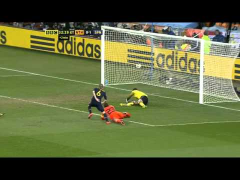 Iniesta goal in World Cup final. Best quality