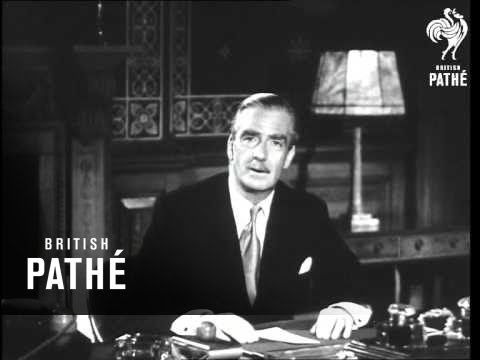 Sir Anthony Eden Talks On NATO (1954)