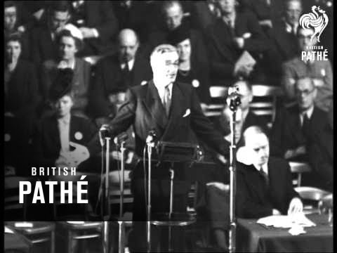 Anthony Eden At Tory Conference (1947)