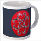 Celtic Plaid Hearts Mug on the funEZ Bazaar