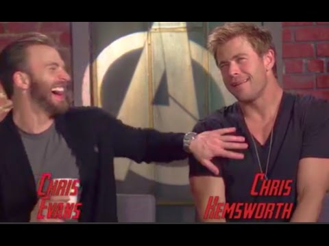 Chris Evans & Chris Hemsworth Funny Moments (2015)