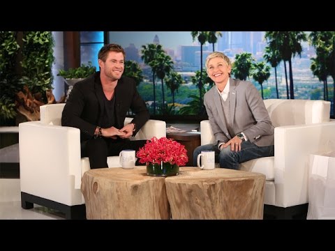 Ellen's Hot Guys: Chris Hemsworth Speaks Some Strange Languages