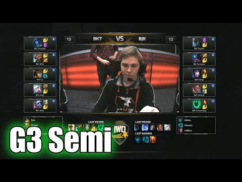 Bangkok Titans (Thailand) vs Beşiktaş e-Sports Club (Turkey) | Game 3 Semi Final IWCI 2015