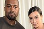 Gift giving goes extreme: Kanye West with Kim Kardashian West.