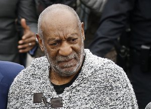 Bill Cosby arrives at court to face a felony charge of aggravated indecent assault Wednesday, Dec. 30, 2015, in Elkins Park, Pa.