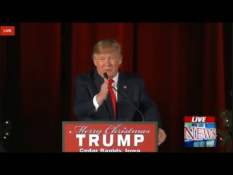 LIVE Donald Trump Cedar Rapids Iowa Rally at Veterans Memorial Coliseum Dec. 19, 2015